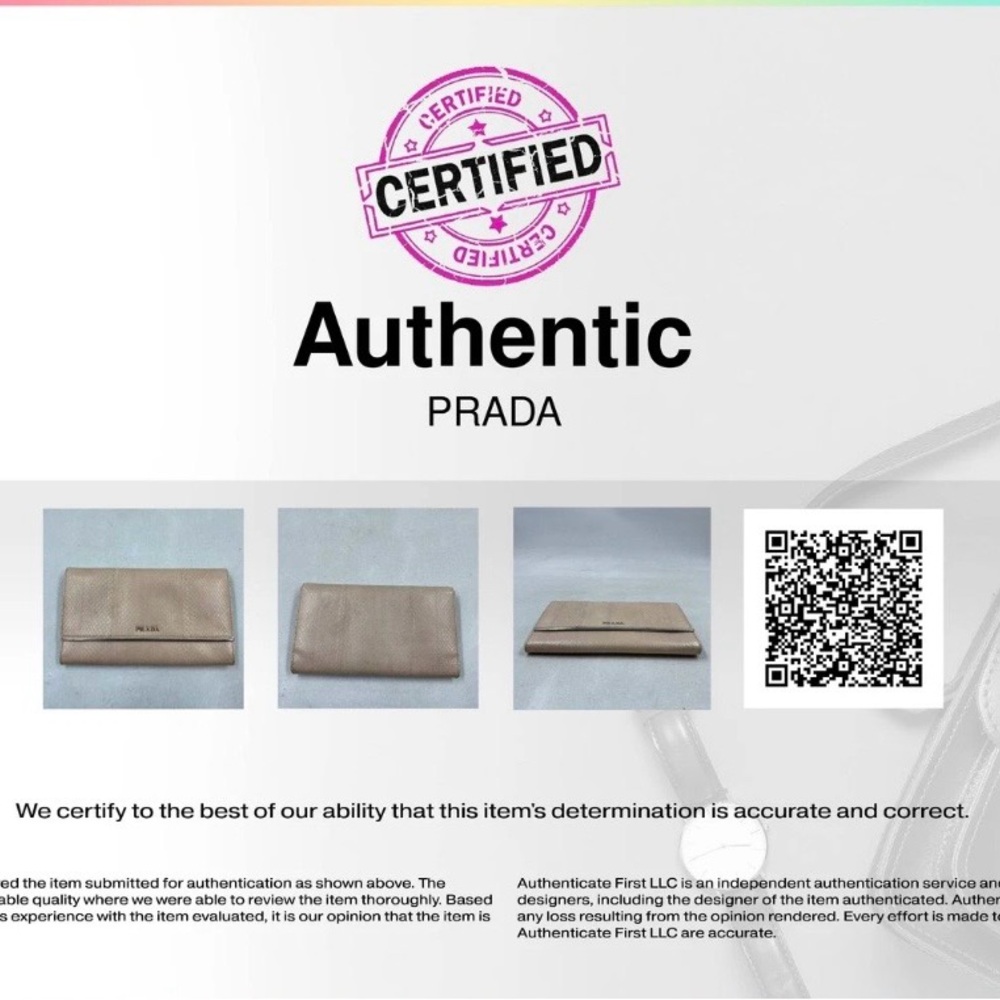 Prada Ayers Python Continental Wallet | Authentic… - image 4